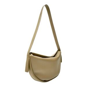 NEW Zara Tan Vegan Leather Baguette Crossbody Shoulder Bag